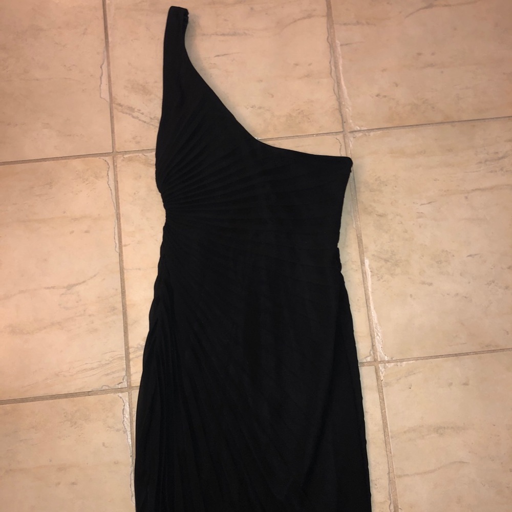 Black One Shoulder Dress